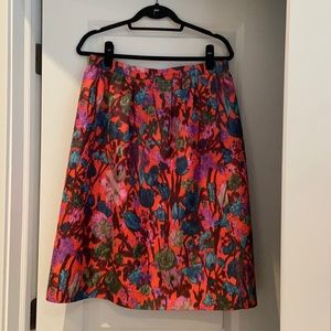 J.Crew Collection floral skirt.